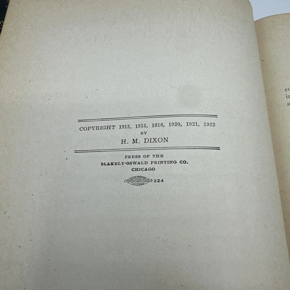 The Home and School Reference Work Volume 1 A To Candle (1922) Hardcover